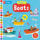 Busy Boats: A Push Pull and Slide Book (Campbell Busy Books)