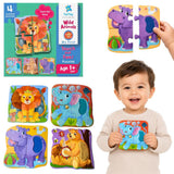 My First Touch & Feel Puzzles - Wild Animals