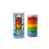 Rainbow Rice Jar - Sensory Bin Filler