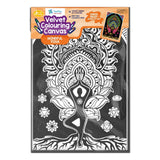 Velvet Colouring Canvas – Mindful Yoga