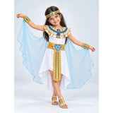 White & Gold Nile Girl, Kids Halloween Costume Fancy Dress Up