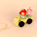 Wooden Pull Along Forest Toy Set