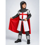 Medieval Crusader Knight Boys, Kids Halloween Costume Fancy Dress Up