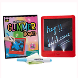 Glimmer Board - Drawing Pad with 2 Light Effects, Reusable Neon Pen & Easy Clean Wipe