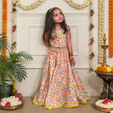 Girls Lehenga Set- Spring