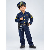 Police Kids Halloween Costume Fancy Dress Up