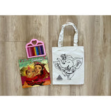 DIY Colouring Dancing Ganesha  Tote Bag