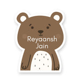 Fancy Shape Sticker - Bubbly Bear