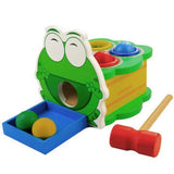 Wooden Frog Ball Hammering Table