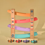 Speedy Wheels Wooden Car Race Toy