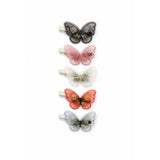 Pink/ White/ Blue/ Red/ Peach Butterfly Hair Clips