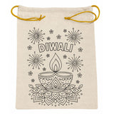 DIY Colouring Diwali Potli Bag