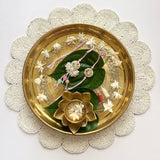 Navratan Kundan Rakhi and Lumba Set