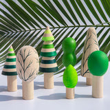 Wooden Tropical Trees