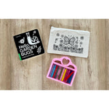 DIY Colouring Little Butterfly Pouch