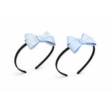 Blue Daisy print / Plain hairband