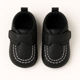 Velcro Black Loafers