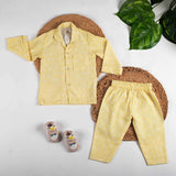 Organic Nightsuit- Yellow Grasslands