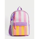 Timeless Stripes Personalized Kids Backpack - Candy Stripe