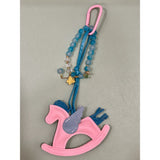 Rocking Pony Bag Charm with Beaded Bracelet