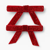 Red Glitter bows