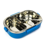 Youp Stainless Steel Blue Color Unicorn Theme Kids Lunch Box Break Time - 700 ml