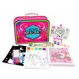 Scoobies Art & Craft Kit, 7-in-1 Craft Set with Canvas, Diamond Art & Scratch Sheets | All-in-One Creative Fun, Safe & Mess-Free for Kids 3+