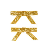Gold Glitter bows