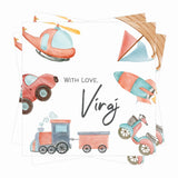 Gift Tags Square - On the Move