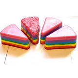 The Rainbow Cake Slice - 1 piece