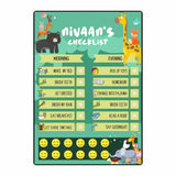 Daily Reward Chart Personalised - Wild adventures