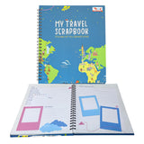 Kids Travel Scrapbook with Stickers