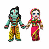Lord Ram and Sita Plush Dolls