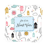 Gift Tags Square - Cityscape Charm