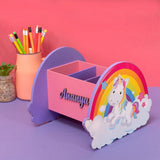 Rectangle Pen Stand - Unicorn