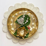 Chandni Kundan Rakhi and Lumba Set