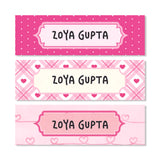 Waterproof Name Labels - Pretty in Pink