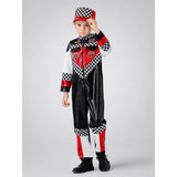 Speed Racing Car Rider costume,Kids Halloween Costume Fancy Dress Up