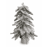 Swen 2 feet Luce Tabletop Christmas Tree with Frosting and Woodden Base