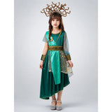 Forest Snake Queen Kids Halloween Costume Dress Up
