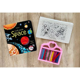 DIY Colouring Little Astronaut Pouch
