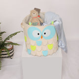 Owl round basket