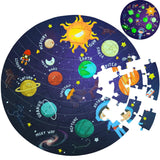 Kids Solar System Puzzle 42 Pcs - Glow in The Dark
