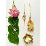 Anmol Gota Patti Rakhi and Lumba Set