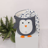 Penguin round basket
