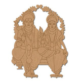 DIY Colouring Wooden Lord Ram and Sita Activity Kit