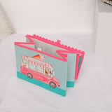 Ice cream truck rectangle basket