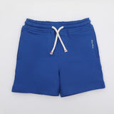 blue shorts