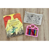 DIY Colouring Little Dinosaur Kingdom Pouch