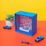 Shadow Piggy Bank - Blue
